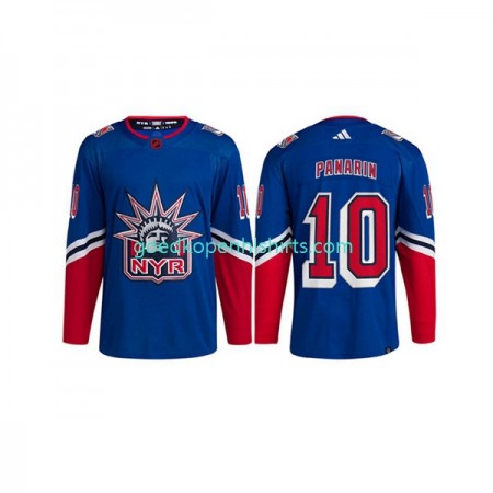 New York Rangers Artemi Panarin 10 Adidas 2022-2023 Reverse Retro Blauw Authentic Shirt - Mannen